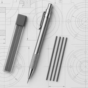 Mechanical Pencil and Lead Set for Engineering and Drafting