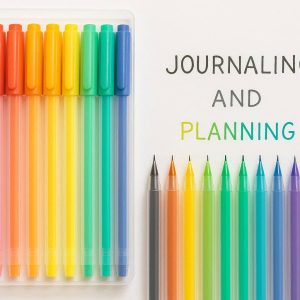 Colorful Gel Pen Set with Fine Tip for Journaling and Planning
